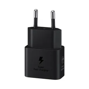 شارژر فست 25 وات سامسونگ مدل EP-T2510، دارای خروجی Type C، پشتیبانی از شارژ ایمن (MultiProtect) شارژر فست 25 وات سامسونگ مدل EP-T2510، دارای خروجی Type C، پشتیبانی از شارژ ایمن (MultiProtect) - موبایل