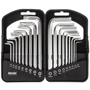 آچار آلن و ستاره ای رونیکس مدل 2051HEX-KEY مجموعه 18 عددی آچار آلن و ستاره ای رونیکس مدل 2051HEX-KEY مجموعه 18 عددی - ابزار آلات و تجهیزات