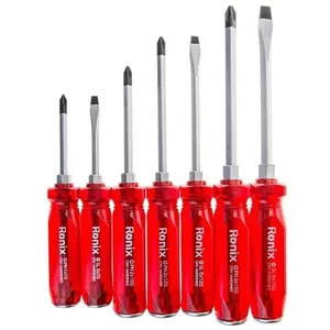 پیچ گوشتی ضربه خور رونیکس مدل 2906CRV-HARDENED مجموعه 7 عددی پیچ گوشتی ضربه خور رونیکس مدل 2906CRV-HARDENED مجموعه 7 عددی - ابزار آلات و تجهیزات