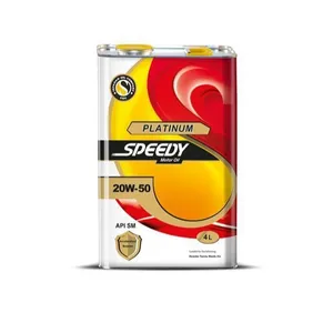 روغن موتور اسپیدی مدل پلاتینیوم 20W50 SM حجم 4 لیتر روغن موتور اسپیدی مدل پلاتینیوم 20W50 SM حجم 4 لیتر - خودرو و موتورسیکلت