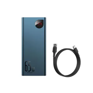 پاوربانک 65 وات بیسوس مدل B08TH ظرفیت 20000 میلی آمپر ساعت به همراه کابل USB-C به USB-A پاوربانک 65 وات بیسوس مدل B08TH ظرفیت 20000 میلی آمپر ساعت به همراه کابل USB-C به USB-A - کالای دیجیتال