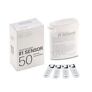 نوار تست قند خون آرکری مدل Glucocard-01 Sensor بسته 50 عددی نوار تست قند خون آرکری مدل Glucocard-01 Sensor بسته 50 عددی - زیبایی و سلامت