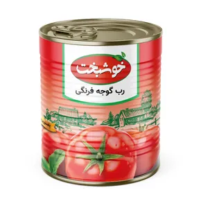 رب گوجه فرنگی خوشبخت مقدار 800 گرم رب گوجه فرنگی خوشبخت مقدار 800 گرم - کالای خوراکی و اساسی