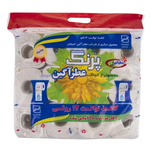 دستمال توالت پرنگ مدل 001 بسته 12 عددی دستمال توالت پرنگ مدل 001 بسته 12 عددی - خانه و آشپزخانه