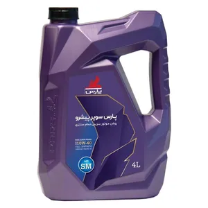 روغن موتور پارس سوپر پیشرو مدل 10W-40 SM حجم 4 لیتر روغن موتور پارس سوپر پیشرو مدل 10W-40 SM حجم 4 لیتر - خودرو و موتورسیکلت