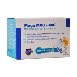 ساشه منیزیم مگا مگ - 400 فرش مورنینگ بسته 30 عددی ساشه منیزیم مگا مگ - 400 فرش مورنینگ بسته 30 عددی - زیبایی و سلامت