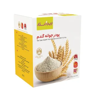 پودر جوانه گندم بین استار - 375 گرم پودر جوانه گندم بین استار - 375 گرم - محصولات بومی و محلی