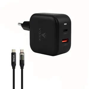 شارژر دیواری 45 وات وونک مدل CA-45 به همراه کابل USB-C شارژر دیواری 45 وات وونک مدل CA-45 به همراه کابل USB-C - موبایل