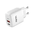 شارژر فست 20 وات تسکو مدل TTC 65، دارای خروجی USB Type-C، دارای فناوری‌ شارژ سریع QC3.0 - کالای دیجیتال