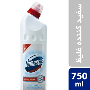 مایع سفیدکننده غلیظ سطوح دامستوس مدل Snow White حجم 750 میلی لیتر مایع سفیدکننده غلیظ سطوح دامستوس مدل Snow White حجم 750 میلی لیتر - کالای خوراکی و اساسی