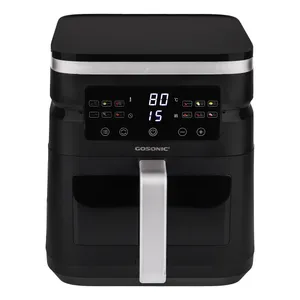 هواپز 7 لیتری گوسونیک مدل دو المنت GAF -837، دارای قابلیت پوشش نچسب، سیستم قطع خودکار، تایمر قابل تنظیم، کنترل دیجیتال، دارای بیشتر از 7 حالت پخت شامل گریل، پیتزا، پخت کیک، یخزدایی هواپز 7 لیتری گوسونیک مدل دو المنت GAF -837، دارای قابلیت پوشش نچسب، سیستم قطع خودکار، تایمر قابل تنظیم، کنترل دیجیتال، دارای بیشتر از 7 حالت پخت شامل گریل، پیتزا، پخت کیک، یخزدایی - لوازم خانگی برقی