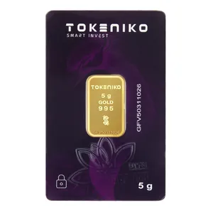 شمش طلا 24 عیار توکنیکو مدل GFV-5 شمش طلا 24 عیار توکنیکو مدل GFV-5 - طلا و نقره