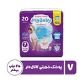 پوشک شورتی مای بیبی مدل کانال دار سایز 7 بسته 20 عددی پوشک شورتی مای بیبی مدل کانال دار سایز 7 بسته 20 عددی - اسباب بازی، کودک و نوزاد