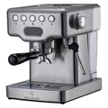 اسپرسوساز خانگی 1500 میلی‌لیتری مباشی مدل ME-ECM 2034، با مصرف پودر قهوه، مناسب تهیه اسپرسو و کاپوچینو، دارای 1 عدد نازل قهوه، سیستم گرم کردن فنجان، تنظیم میزان بخاردهی، حالت آماده به کار - لوازم خانگی برقی