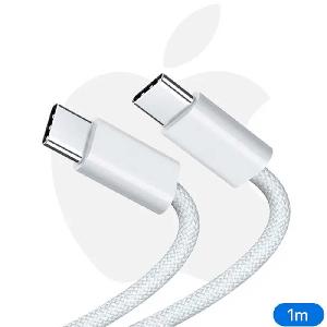 کابل اصلی دو سر تایپ سی فست شارژ 60 وات یک متری اپل کابل اصلی دو سر تایپ سی فست شارژ 60 وات یک متری اپل -