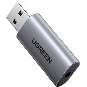 مبدل صدای USB به جک 3.5 میلیمتری یوگرین CM383 80864 مبدل صدای USB به جک 3.5 میلیمتری یوگرین CM383 80864 -