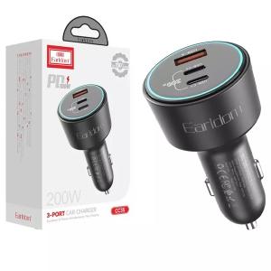 شارژر فندکی فست شارژ ماشین 100 وات Type-C و USB ارلدام ES-CC35 شارژر فندکی فست شارژ ماشین 100 وات Type-C و USB ارلدام ES-CC35 -