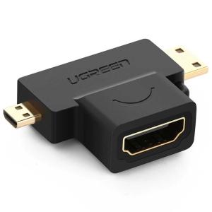 مبدل Micro HDMI و Mini HDMI به HDMI یوگرین HD129 20144 - 