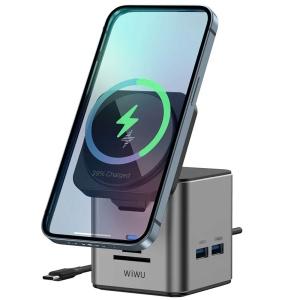 داک استیشن 9 در 1 و شارژر بیسیم 15 وات ویوو Wi-W025 داک استیشن 9 در 1 و شارژر بیسیم 15 وات ویوو Wi-W025 -