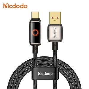 کابل سوپر فست شارژ USB به Type-C با قطعکن خودکار 100وات 6 آمپر 1.2متری مک دودو CA-6650 کابل سوپر فست شارژ USB به Type-C با قطعکن خودکار 100وات 6 آمپر 1.2متری مک دودو CA-6650 -