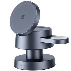 شارژر بی سیم مگنتی، چراغ خواب و پایه نگهدارنده رومیزی گوشی، ایرپاد و اپل واچ لِوِلو LVL-LUCE-GY شارژر بی سیم مگنتی، چراغ خواب و پایه نگهدارنده رومیزی گوشی، ایرپاد و اپل واچ لِوِلو LVL-LUCE-GY -