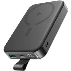 پاوربانک وایرلس مگنتی 15 وات، Type-C و USB فست شارژ 22.5 وات 10000 جویروم JR-PBM11 پاوربانک وایرلس مگنتی 15 وات، Type-C و USB فست شارژ 22.5 وات 10000 جویروم JR-PBM11 -