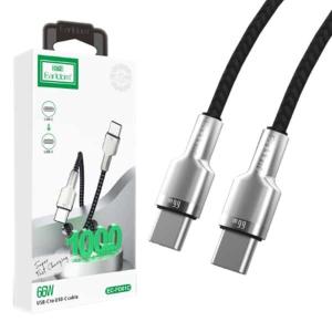 کابل تایپ سی به تایپ سی 66 وات ارلدام EC-PD01C کابل تایپ سی به تایپ سی 66 وات ارلدام EC-PD01C -