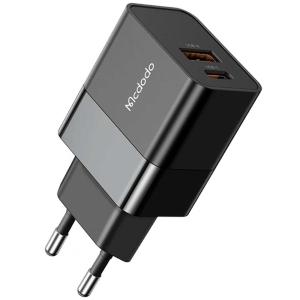شارژر دیواری فست تایپسی و یو اس بی 15 وات مک دودو CH-195 شارژر دیواری فست تایپسی و یو اس بی 15 وات مک دودو CH-195 -