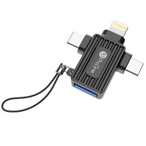مبدل او تی جی یو اس بی به تایپ سی، لایتنینگ و میکرو یو اس بی پرووان PCO10 مبدل او تی جی یو اس بی به تایپ سی، لایتنینگ و میکرو یو اس بی پرووان PCO10 -
