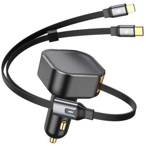 شارژر فندکی فست شارژ ماشین 30 وات تایپ سی و لایتنینگ پرووان PCG26 شارژر فندکی فست شارژ ماشین 30 وات تایپ سی و لایتنینگ پرووان PCG26 -
