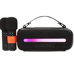 اسپیکر بلوتوثی کارائوکه با دومیکروفون بیسیم پورودو PD-STWLEP029-BK اسپیکر بلوتوثی کارائوکه با دومیکروفون بیسیم پورودو PD-STWLEP029-BK -