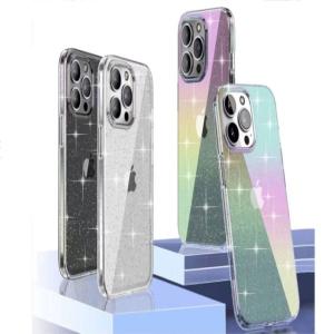 قاب شاین شفاف رنگی آیفون 14 پرومکس جی مکس Glitter قاب شاین شفاف رنگی آیفون 14 پرومکس جی مکس Glitter -