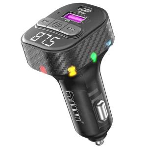 شارژر فندکی فست شارژ ماشین تایپ سی و افامپلیر بلوتوثی ارلدام ET-M107 شارژر فندکی فست شارژ ماشین تایپ سی و افامپلیر بلوتوثی ارلدام ET-M107 -