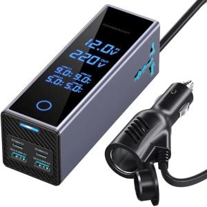 اینورتر فندکی USB و تایپسی 300 وات پاورولوژی PWCUQC044 اینورتر فندکی USB و تایپسی 300 وات پاورولوژی PWCUQC044 -