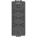چند راهی و محافظ برق 2500 وات 6 سوکت، 2*USB و 2*تایپ‌سی پاورولوژی PWCUQC034 - 