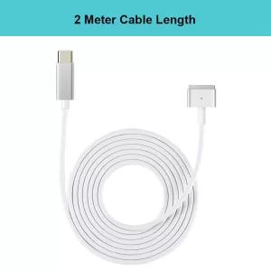کابل شارژ و انتقال داده مکبوک مغناطیسی به تایپسی 100 وات دو متری کوتسی 16001-CC کابل شارژ و انتقال داده مکبوک مغناطیسی به تایپسی 100 وات دو متری کوتسی 16001-CC -