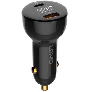 شارژر فندکی فست شارژ ماشین تایپسی 100 وات و یواسبی 30 وات الدنیو همراه کابل دوسر تایپسی C101 شارژر فندکی فست شارژ ماشین تایپسی 100 وات و یواسبی 30 وات الدنیو همراه کابل دوسر تایپسی C101 -