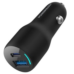 شارژر فندکی فست شارژ ماشین USB و تایپسی 53 وات پاورولوژی PCCSR012 شارژر فندکی فست شارژ ماشین USB و تایپسی 53 وات پاورولوژی PCCSR012 -