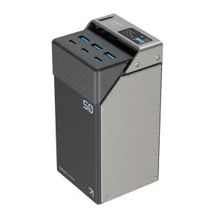 پاوربانک تایپ سی و یو اس بی شارژ سریع 65 وات 50000 پاورولوژی PPBCHA68 - 