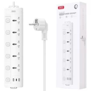 چند راهی برق 5 سوکت و 2 یواسبی و 1 تایپسی ایکس او WL19 چند راهی برق 5 سوکت و 2 یواسبی و 1 تایپسی ایکس او WL19 -