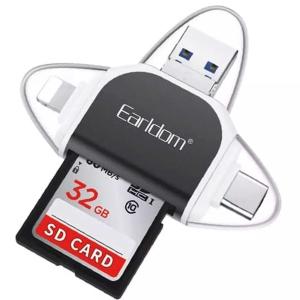 مبدل و کارت خوان یو اس بی به تایپ سی، لایتنینگ، میکرو یو اس بی و یو اس بی ارلدام OT71 مبدل و کارت خوان یو اس بی به تایپ سی، لایتنینگ، میکرو یو اس بی و یو اس بی ارلدام OT71 -
