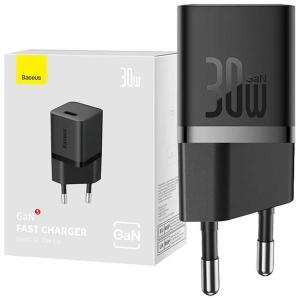 شارژر دیواری تایپ سی شارژ سریع 30 وات بیسوس CCGAN30E5-M BS-CCGN070401 شارژر دیواری تایپ سی شارژ سریع 30 وات بیسوس CCGAN30E5-M BS-CCGN070401 -