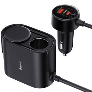 شارژر فندکی فست شارژ ماشین تایپ سی 30 وات بیسوس BS-CG010 شارژر فندکی فست شارژ ماشین تایپ سی 30 وات بیسوس BS-CG010 -