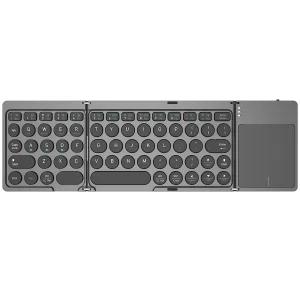 کیبورد بیسیم تاشو شارژی با تاچ پد Foldable Keyboard کیبورد بیسیم تاشو شارژی با تاچ پد Foldable Keyboard -